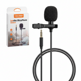 Professional Tiktok3.5 AUX Microphone Micro-Cravate Mic Lavalier Single Mic -Black