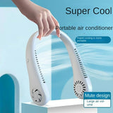 Portable Bladeless Neck Cooler – Hands-Free 360° Airflow USB Rechargeable Neck Fan For Indoor & Outdoor Use ~ 1200 MAh