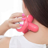 Portable Mini Mimo Massager Cell Operated Handheld Body Massager Without Cell ABS Material - Random Color