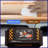 Premium Car Interior Cleaning Wipes – Quick Shine, Dust Removal & Streak-Free (40 Wipes In 1 Box)