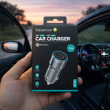 Sabawoon 18W Fast Charging Car Adapter – Dual USB Portable Car Charger