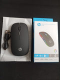 Hp W10 Wireless Rgb Bluetooth, Wireless, Rechargeable Slim Mouse