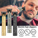Vintage T9 Hair Trimmer For Men Professional Usb Rechargeable Beard And Hair Cutting Machine Precision Shaver