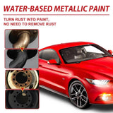 Rust Paint Metallic Paint Anti Rust Protection Coating For Removing Rust From Metal - Random Color (With Brush 300gm)