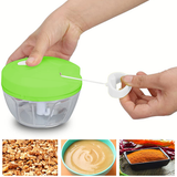 Multi-Function Food Processor - Chopper, Cutter, Grinder, Shredder, Mincer, Mini Garlic Slicer & Slicer For Kitchen (Random Color)