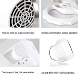 Miniature heater model WG-089.. Flexible 1800W Portable Electric Heater Fan Winter Warm Hot Fan Home Office Winter Warmer(random color )