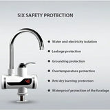 Electric Kitchen Instant Water Heater Tap – Instant Hot Water Faucet | Fast Heating Tankless Faucet