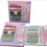 Kashee's 4 In 1 Eyelash Extension Set With Glue & Applicator Light & Thick Lashes Mix