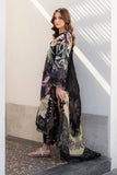 All-Over Printed Embroidered Black Lawn Dress With Chiffon Dupatta – Unstitched Summer Collection 2026