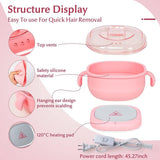 Portable Foldable 400ML Silicone Wax Warmer – Travel-Friendly Hair Removal Heater For Body & Spa Use | Random Color