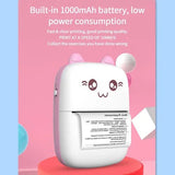 Mini Portable Pocket Thermal Printer – Wireless Receipt & Photo Printer (Random Color)
