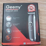 Geemy Original Professional Hair Clipper Trimmer Shaver GM-6050 With Full Accessories Kit For Precision Grooming And Styling