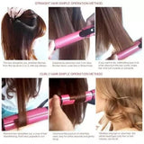 Hair Straightener| 2 in 1...Hair straightener and curler.