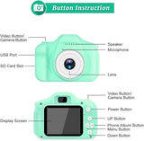 Children Mini Digital Camera Can Take Pictures Video Small Sir Toys | Kids Camera, Digital Video Camera For Kids, Christmas Birthday Gift For Boys & Girls - Random Colors