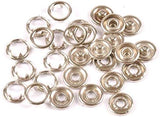 Imported Quality 50 Metal Snaps Tich Buttons