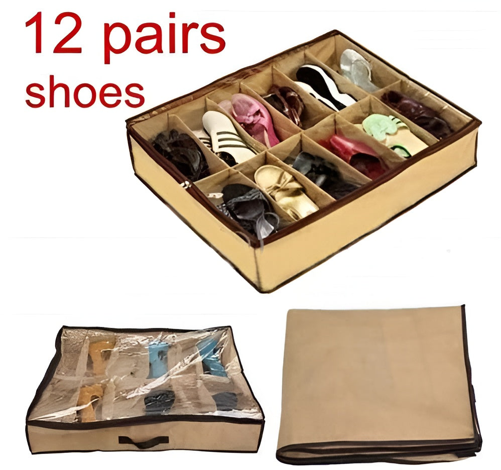 Shoe Organizer Closet/Under Bed Storage | Shoe Under Best Quality Imported With Box