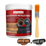 Rust Paint Metallic Paint Anti Rust Protection Coating For Removing Rust From Metal - Random Color (With Brush 300gm)