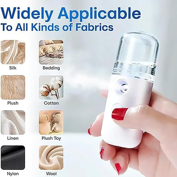 Portable Nano Facial Mist Sprayer – Hydrating Ionic Facial Steamer For Instant Skin Moisture, Glow & Refreshing Mist | USB Rechargeable