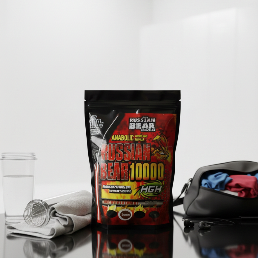 Russian Bear 10000 – Chocolate Anabolic Weight Gain Formula | High-Calorie Mass Gainer For Extreme Muscle - 2lbs Growth & Strength