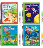 Magic Water Coloring Book For Kids – Reusable Drawing & Painting Fun (Random Colors & Designs)