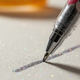 12 Colors Gel Pens Set – Glitter & Metallic 1.0mm Fine Tip | Kids Coloring, Sketching & Drawing Gift Set