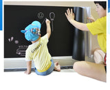 PVC Vinyl Black Board Wall Sticker Removable, with (2 pcs chalks) For Kids Bedroom Size/Dimension 16*60 cm Size