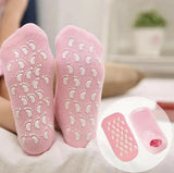 Spa Gel Moisturizing Socks Anti Slip Heel Care Socks For Dry & Cracked Feet – Multi Color