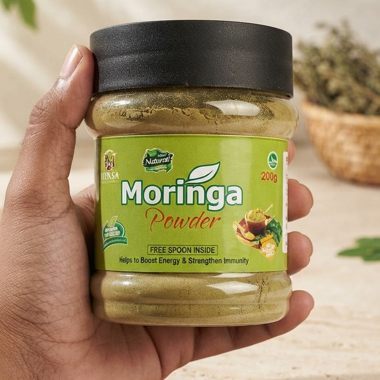 Moringa Leaf Powder - Herbal Product Designed For Nutrition And Dietary Wellness Routine - 200g