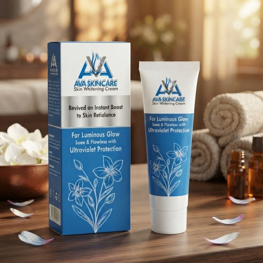 AVA Skin Care Skin Whitening Cream - Daily Facial Moisturizer Designed For Brightening And Improving Skin Tone Appearance - 30g
