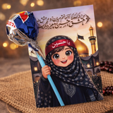 Muharram Niyaz Lollipop Gift Card Pack – Islamic Goody Bag Giveaways For Kids - Pack Of 12