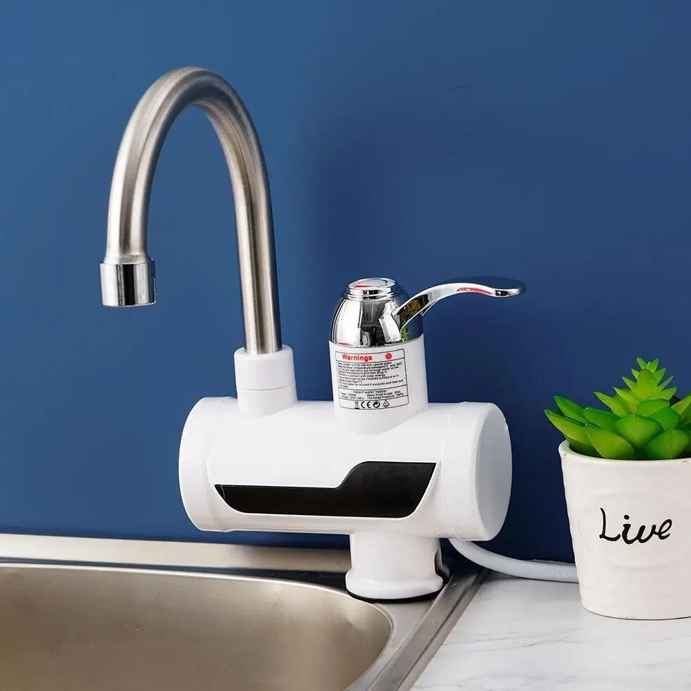 Electric Kitchen Instant Water Heater Tap – Instant Hot Water Faucet | Fast Heating Tankless Faucet