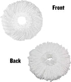 (PACK OF 3)Spin Mop Refill - Extra Head, Additional Microfiber Mop Round Shape Mop Heads