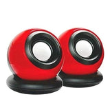 (Pair) IF-10 USB 2.0 Mini USB Speaker for Laptop and Desktop (random color)