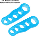 Reusable Gel Toe Separators & Straighteners For Hammer & Overlapping Toes - Unisex ( Random Color )