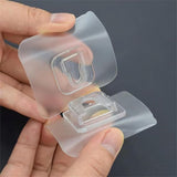 (Pack Of 10 Pair) Double Sided Self Adhesive Wall Hooks