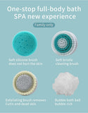 CNAIER Bath And Body Scrub Electric Brush Set - Rechargeable 4 In 1 (Random Color)