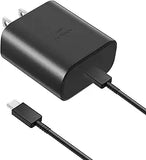Samsung 45W PD Super Fast charger adapter type C port A+ Quality - Travel Adapter (Black)