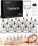 10-Piece Hijama Cupping Therapy Set – Vacuum Suction Massage Cups With Pull-Out Pump | Pain Relief, Blood Circulation, Relaxation & Muscle Recovery Kit