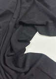 Premium Black Chiffon Dupatta With One Side Stone Work – Elegant Formal Wear For Women – Soft & Lightweight Fabric