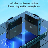 SX9 Wireless Microphone For Android, PC, Laptop, Tablet & Camera | 360° Noise Reduction HD | Long Battery Life Vlog & Live Recording Mic