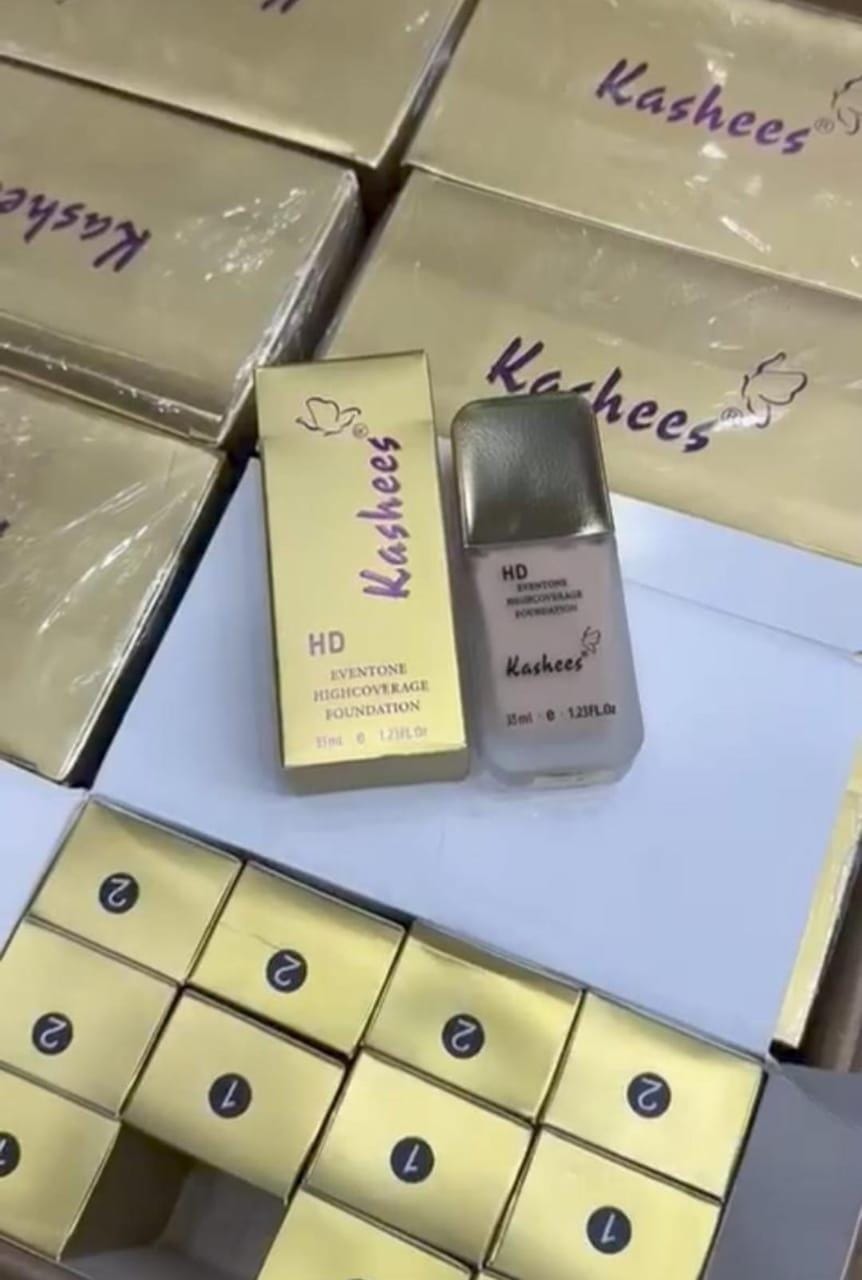 Kashees Gold HD Eventone High Coverage Creamy Foundation - 35ml