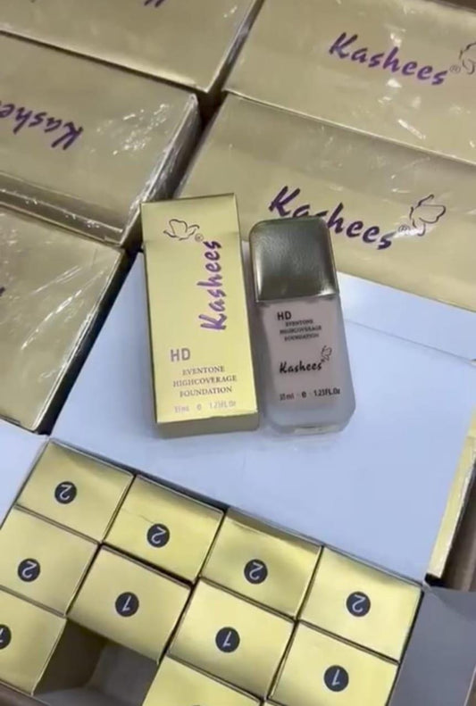 Kashees Gold HD Eventone High Coverage Creamy Foundation - 35ml