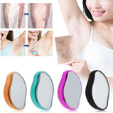 Crystal Hair Eraser - Magic Crystal Hair Remover, Painless Hair Removal With Epilator Mini Hair Remover For Men And Women Leg Arm Back Soft Smooth Silky Skin(Random Color)