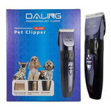 Daling Rechargeable Professional Pet Clipper Electric Grooming Trimmer For Dogs & Cats