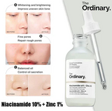 The Ordinary Niacinamide Serum 10% + Zinc 1% Supersize Serum 30ML | Best Quality Serum 30ML