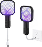 USB Rechargeable Mosquito Killer Racket | Portable Mosquito Repellent Racket With UV Light For Home Office Use