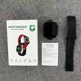 D20 Ultra Fitness Smart Bracelet – Bluetooth Heart Rate & Blood Pressure Monitor (Black)