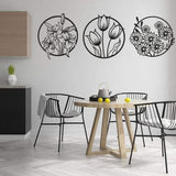 (3 pcs set )3D floral abstract Wooden Wall Art & Home Decoration / Item Home Décor Home Room & Wall Decor Wall Art