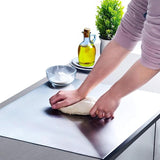 Stainless Steel Cutting Board! 🔪✨ Durable, hygienic, and easy to clean—perfect for all your chopping needs. A must-have for any chef! - Size: 41x33Cm