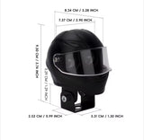 Universal Motorcycle LED Helmet-Style Spotlight – Dual Lens 2-Mode (White & Yellow) Fog Light Signal Lamp